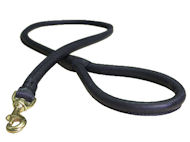 Rolled Leather Pitbull Leash - 1/'2 inch wide  Rolled Leather Pitbull Leash - 1/'2 inch wide