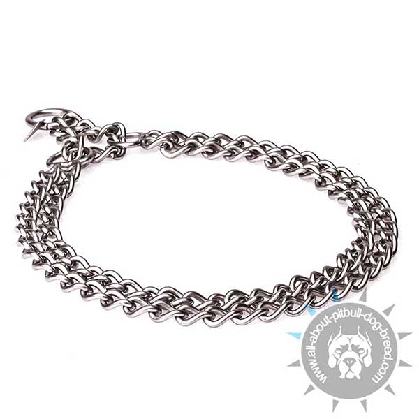 Obedience Training  Double Chain Collar